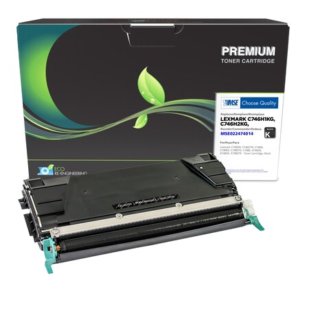 Mse MSE Remanufactured Black Toner Cartridge for Lexmark C746 MSE022474014